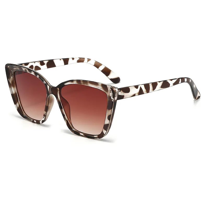 Lunettes de soleil œil de chat vintage pour femmes, rétro, tendance