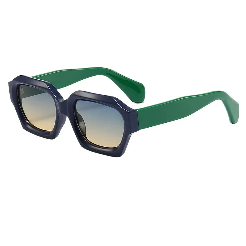 Gafas de sol cuadradas de moda para hombres y mujeres, gafas de sol rectangulares pequeñas.
