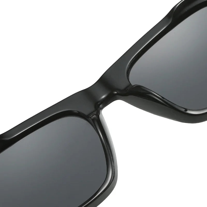 Lunettes de soleil carrées Vintage pour hommes classiques rétro