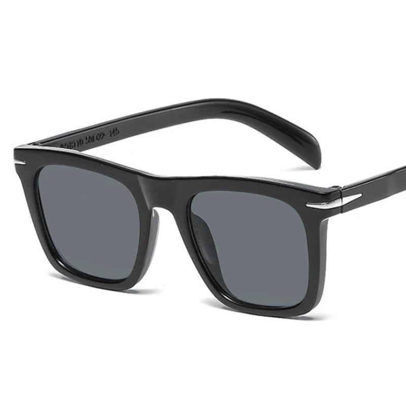 Lunettes de soleil carrées Vintage pour hommes classiques rétro