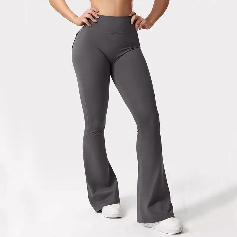 Leggings de yoga extensibles à jambe large pour femmes