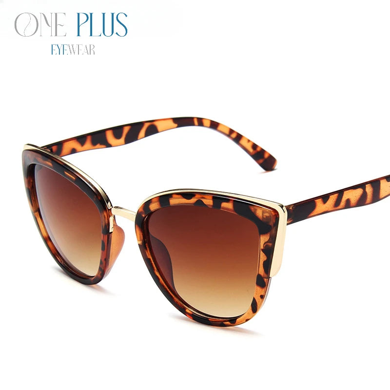 Lunettes de soleil œil de chat pour femmes, grandes, noires, de luxe